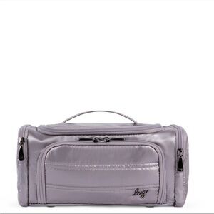 Trolley Medium Cosmetic Case, Metallic Pearl, NWT